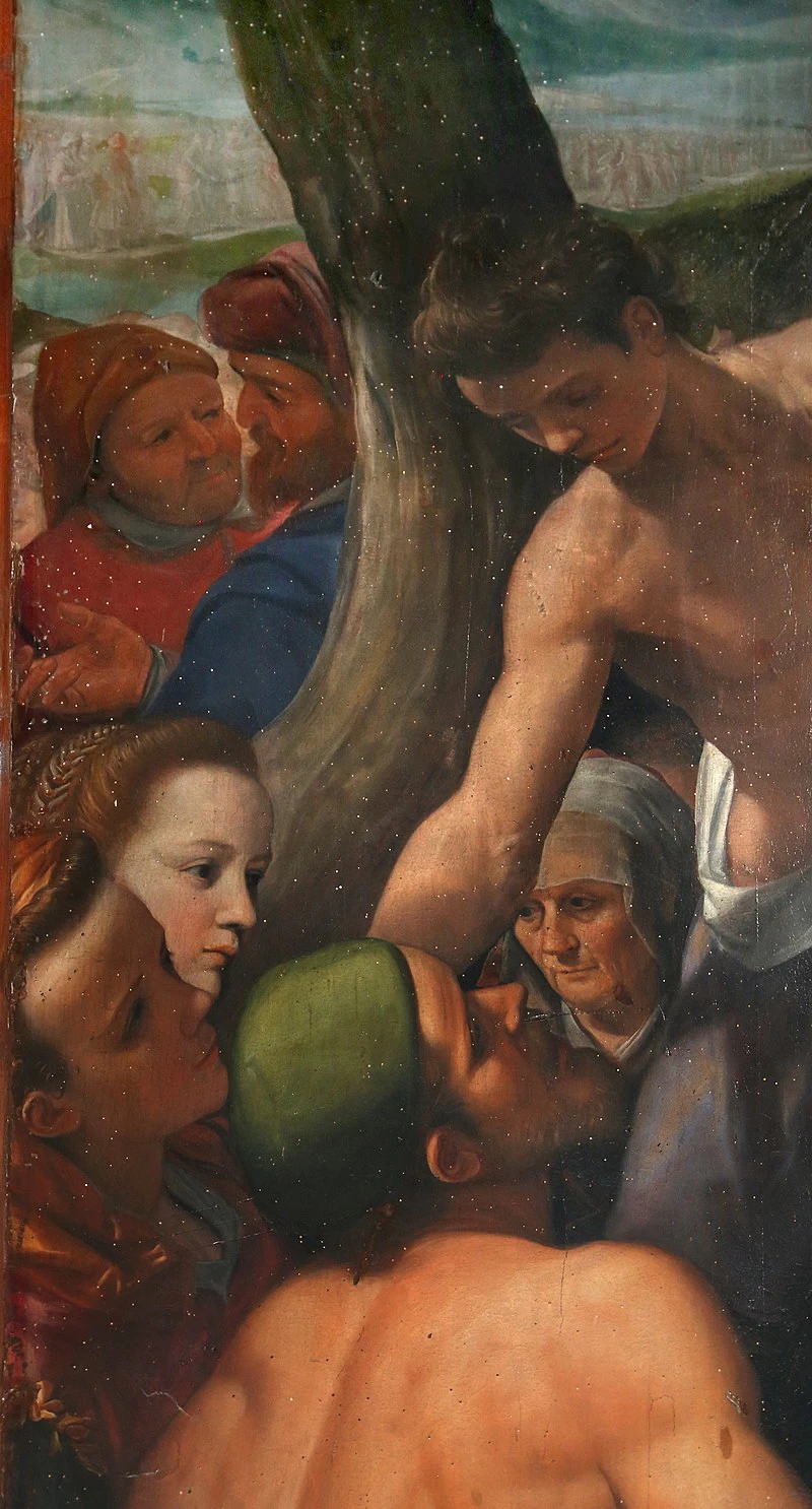 La moltiplicazione dei pani - dettaglio 2, Santi Gervasio e Protasio (Firenze)